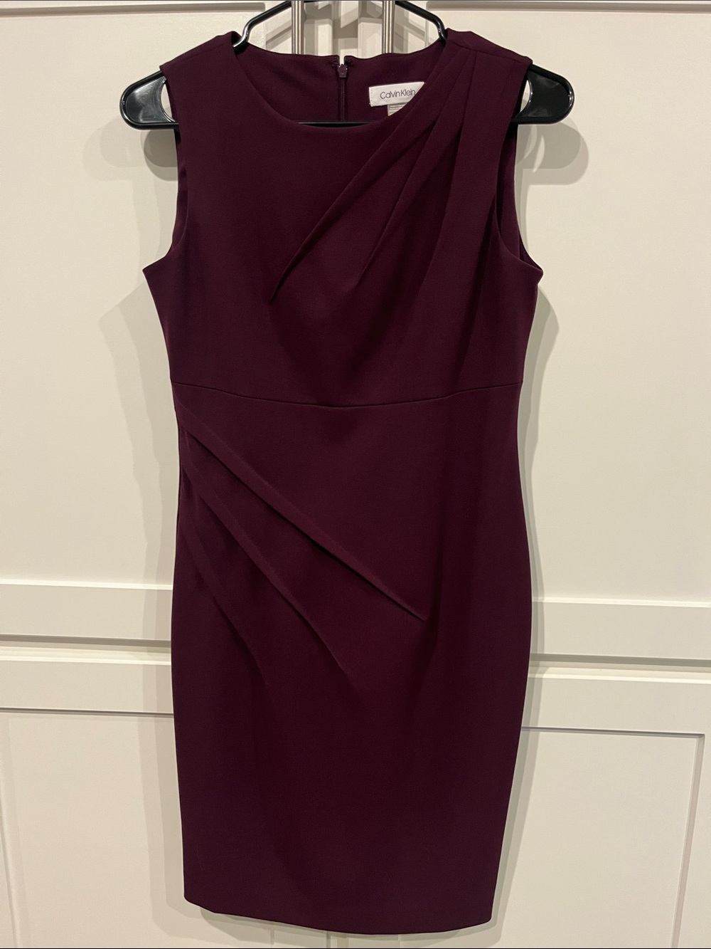 Calvin Klein Maroon Burgundy Dress